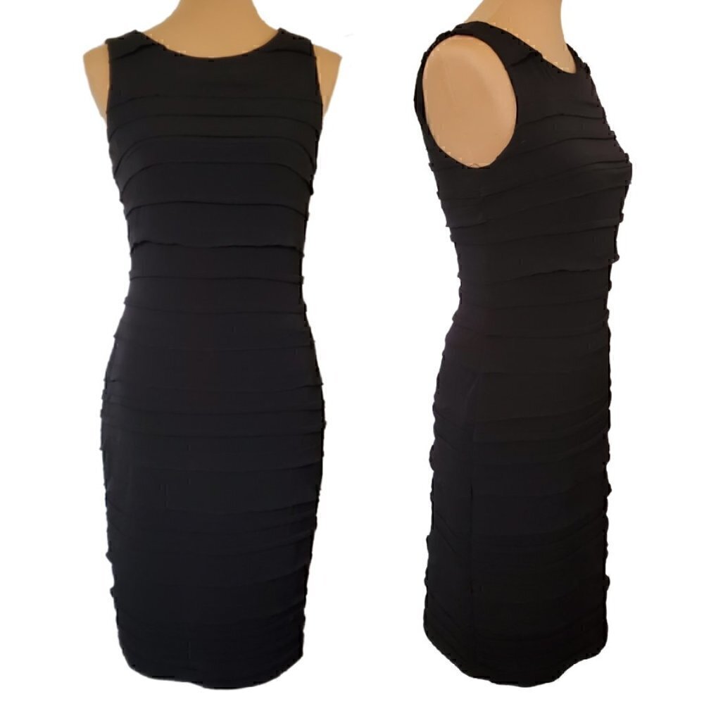 Calvin Klein Fitted Black Dress